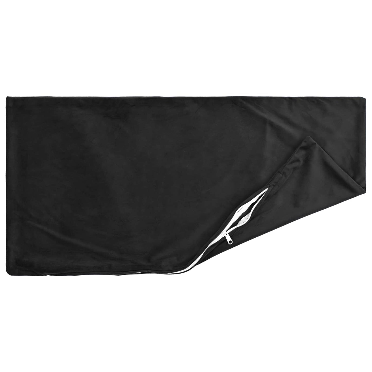 vidaXL Cushion with Pillow HEERLEN 6 pcs Black Velvet 4