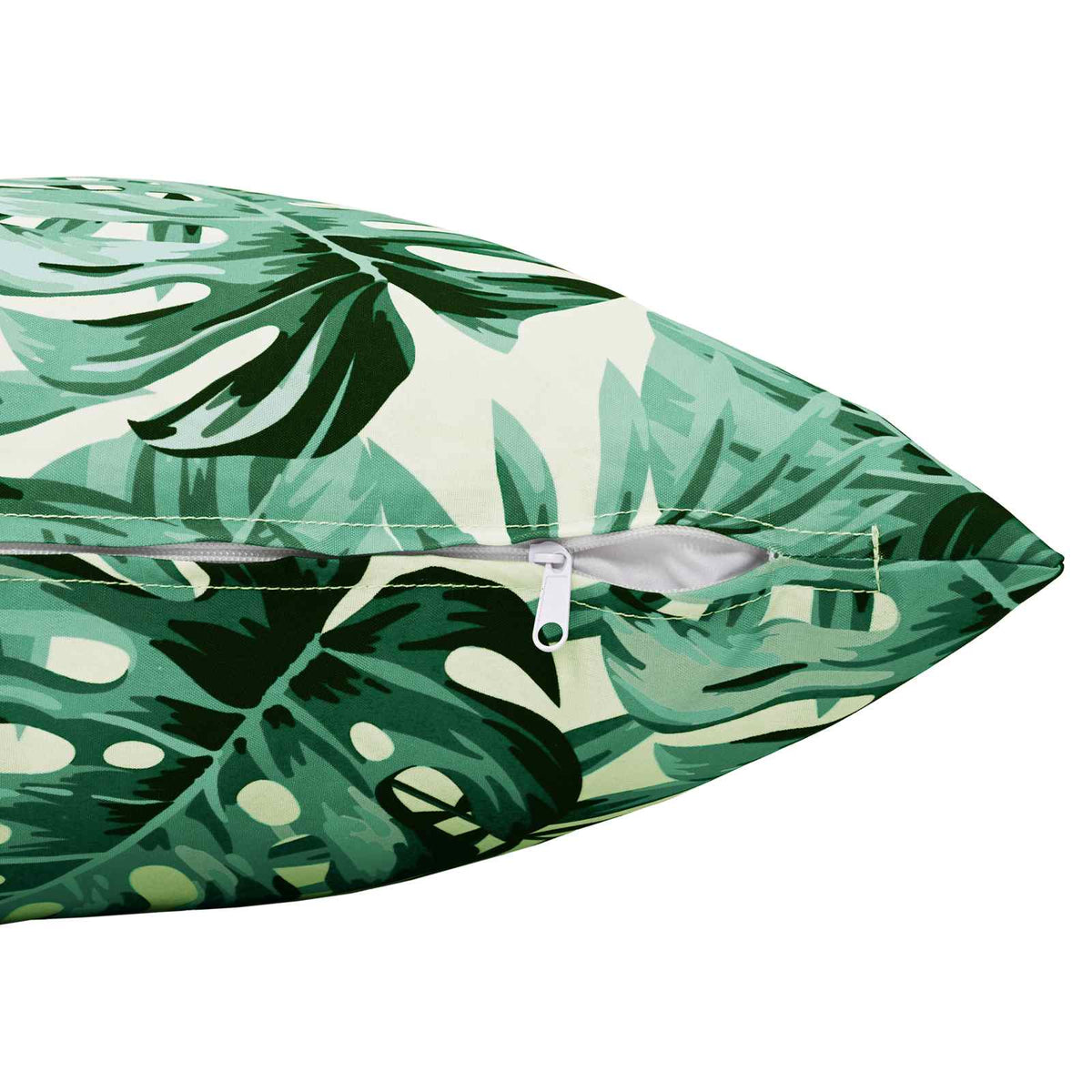 vidaXL Cushion with Pillow HEERLEN 6 pcs Leaf Pattern Polyester 6