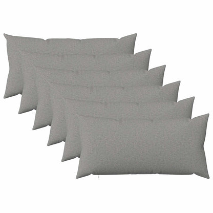 Throw Pillow HEERLEN Fabric 6 40 x 70 cm Cloud grey