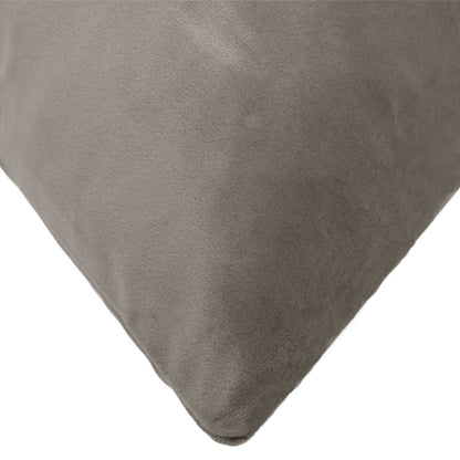 vidaXL Cushion with Pillow HEERLEN 6 pcs Light Grey Velvet 5
