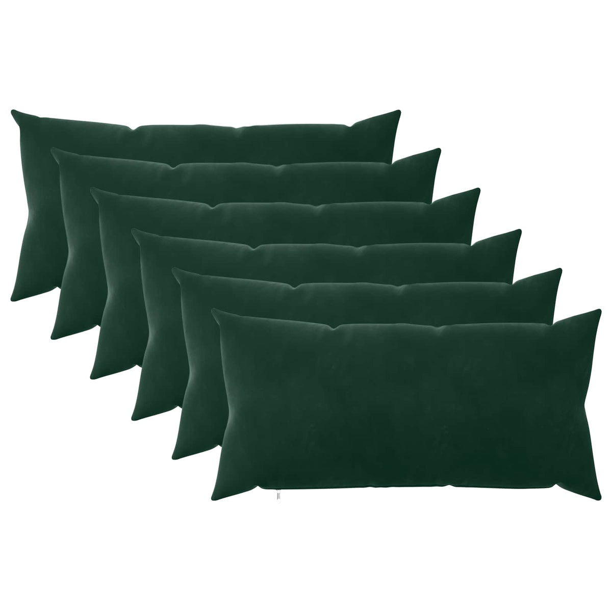 Throw Pillow HEERLEN Velvet 6 Dark green 40 x 70 cm