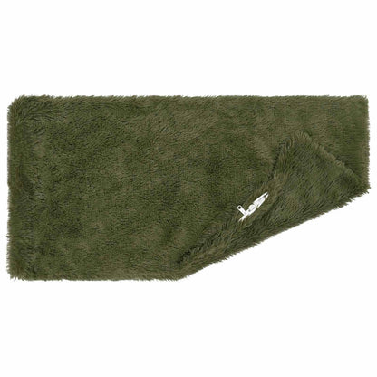 vidaXL Cushion with Pillow HEERLEN 6 pcs Green PV Fleece 4
