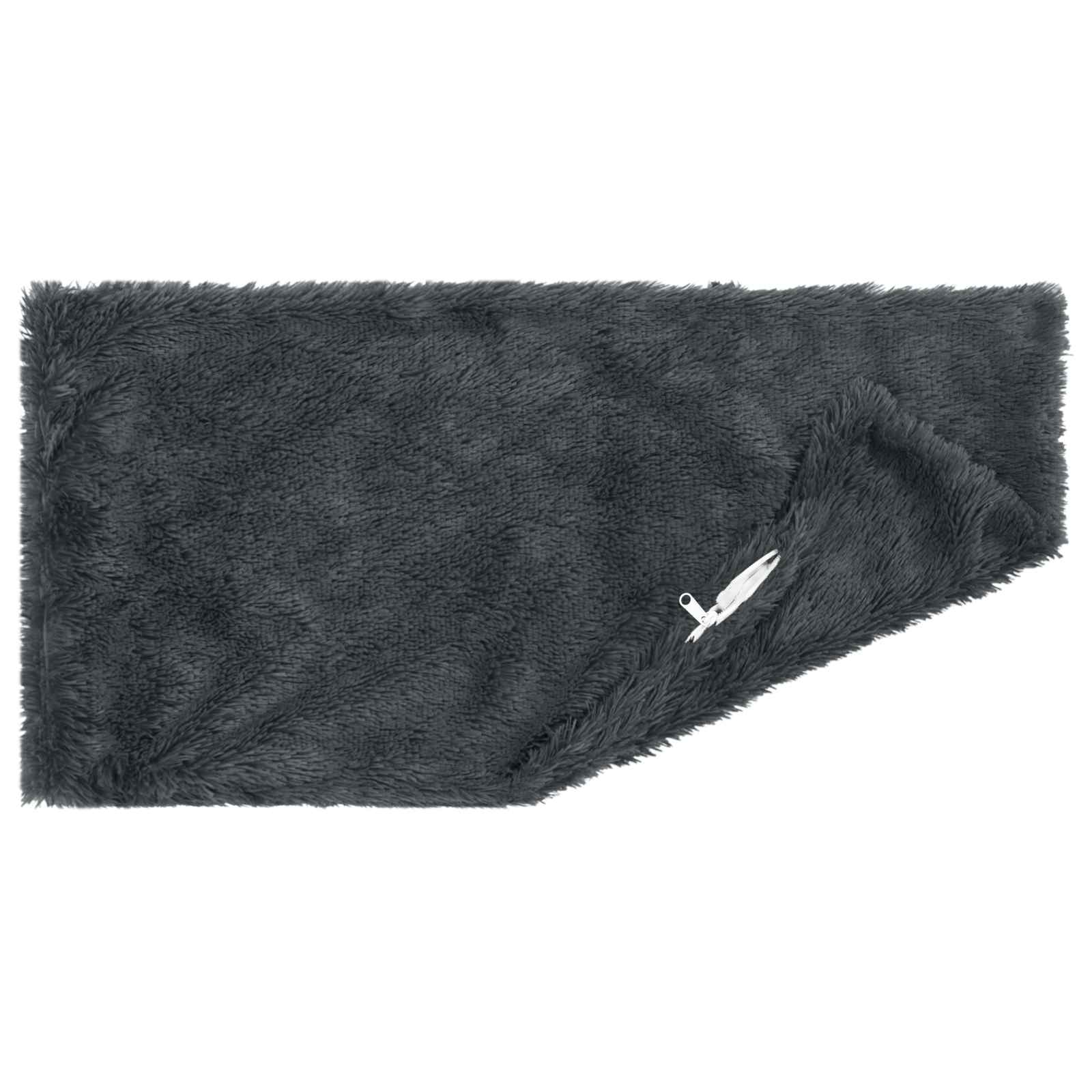 vidaXL Cushion with Pillow HEERLEN 6 pcs Anthracite PV Fleece 4