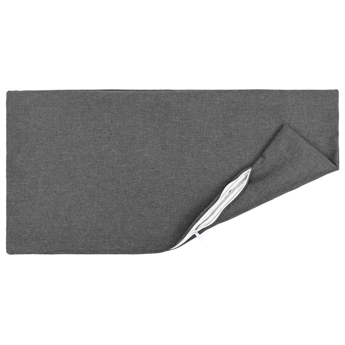vidaXL Cushion with Pillow HEERLEN 6 pcs Light Grey Fabric 5