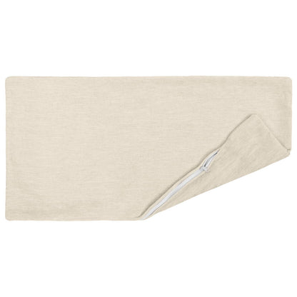 vidaXL Cushion with Pillow HEERLEN 12 pcs Cream Chenille Fabric 4