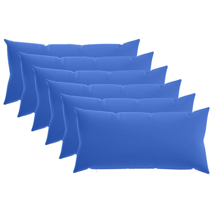 Throw Pillow HEERLEN Polyester 6 40 x 80 cm Royal blue