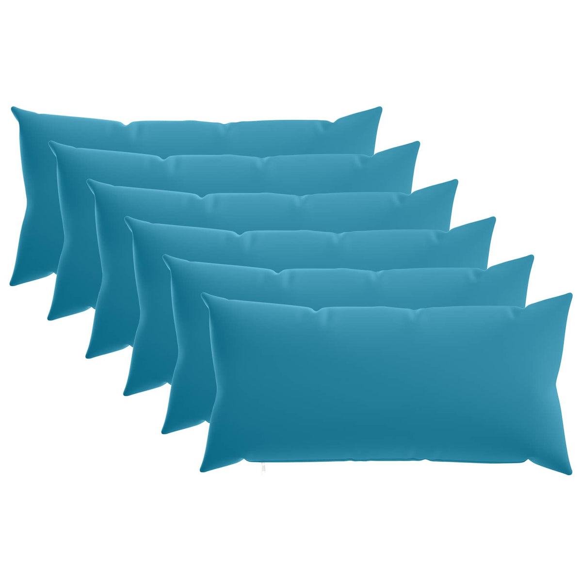 Throw Pillow HEERLEN Polyester 6 40 x 80 cm Light blue