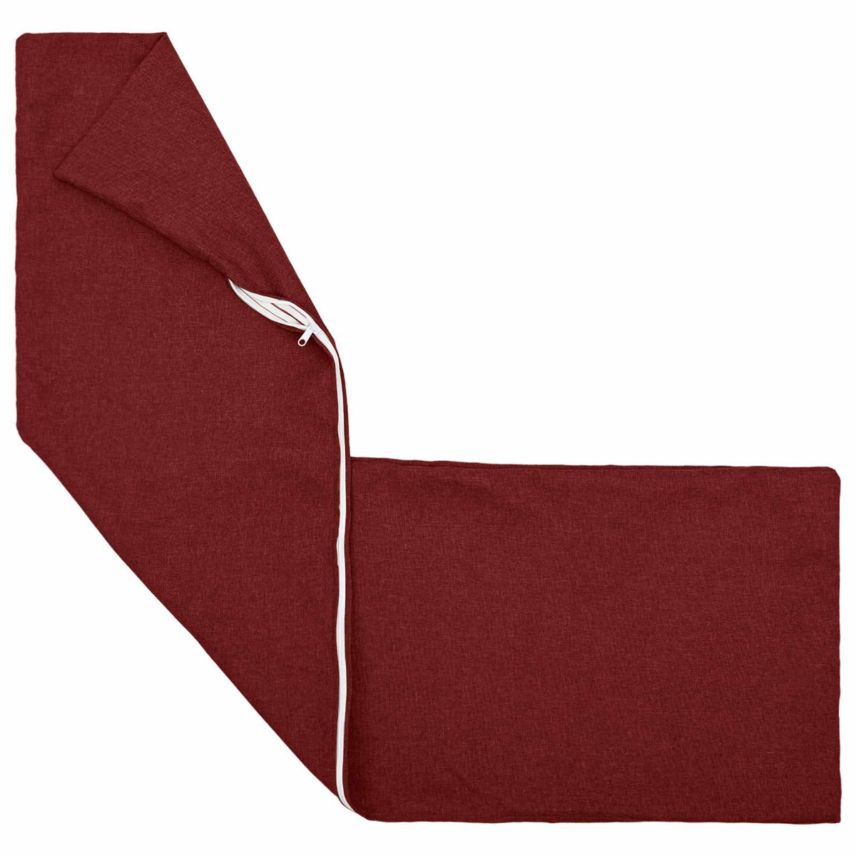 vidaXL Cushion with Pillow HEERLEN 2 pcs Wine Red Fabric 3