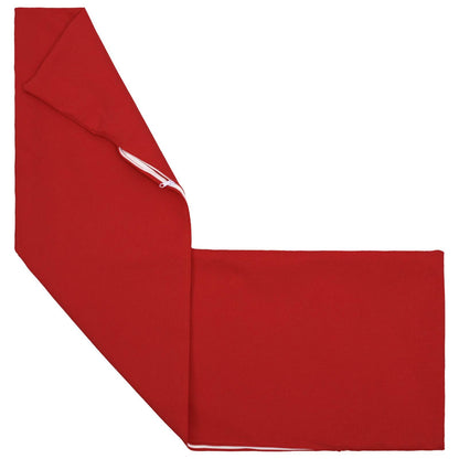 Cushion with Pillow HEERLEN 2 pcs Red Fabric