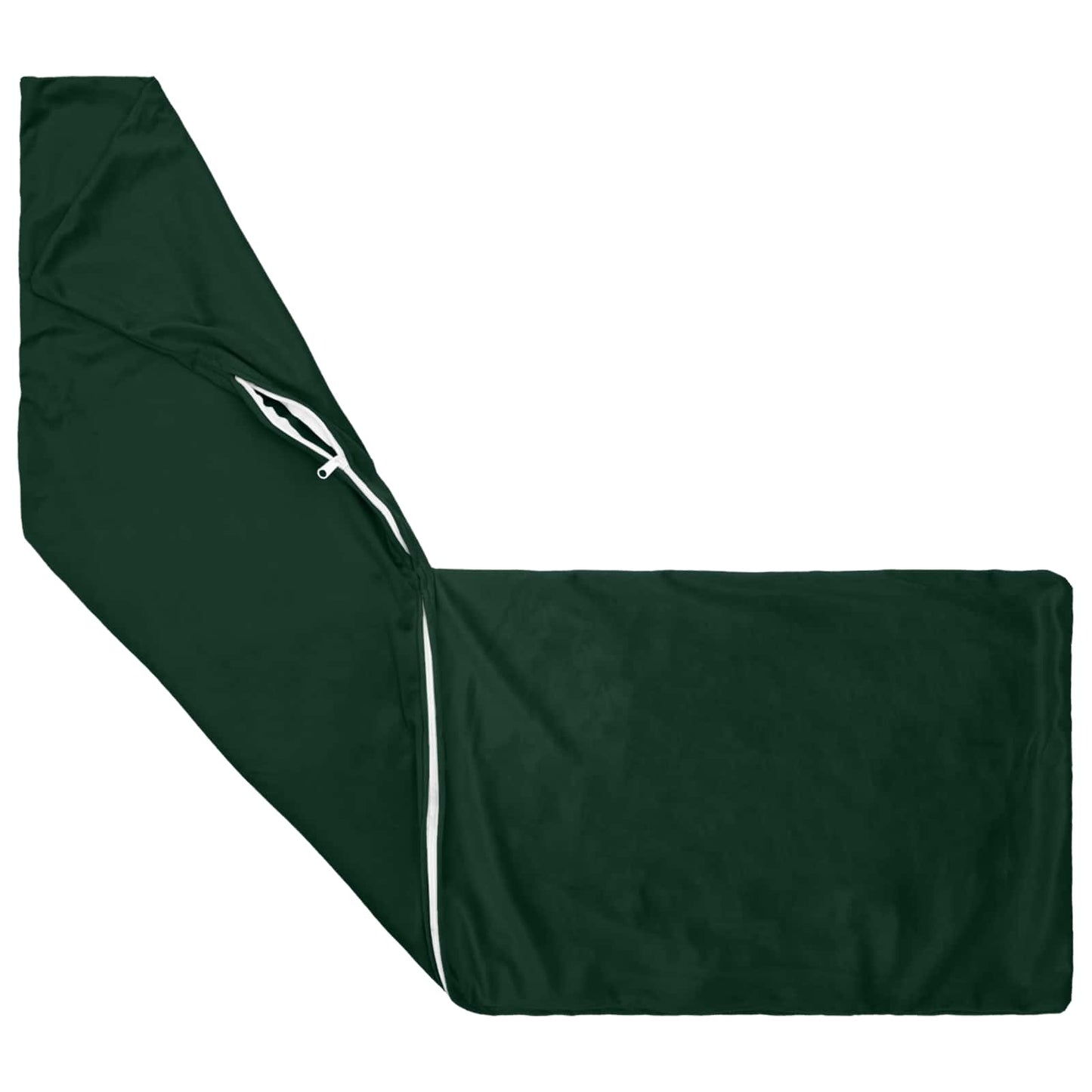 vidaXL Cushion with Pillow HEERLEN 2 pcs Dark Green Velvet 4