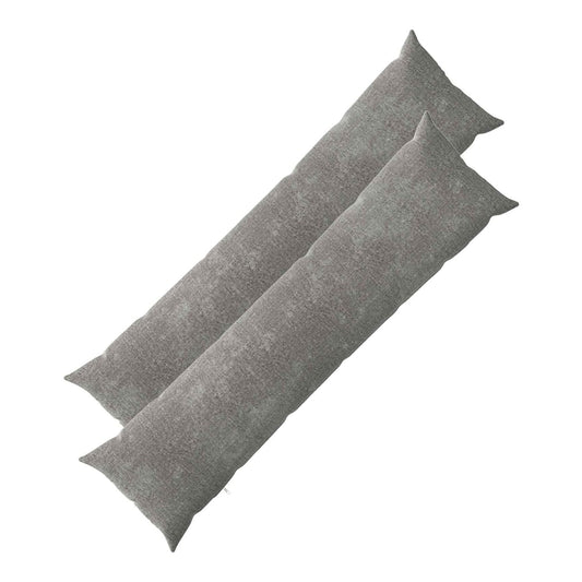 vidaXL Throw Pillow 2 pcs HEERLEN Dark Grey 40 x 145 cm 2