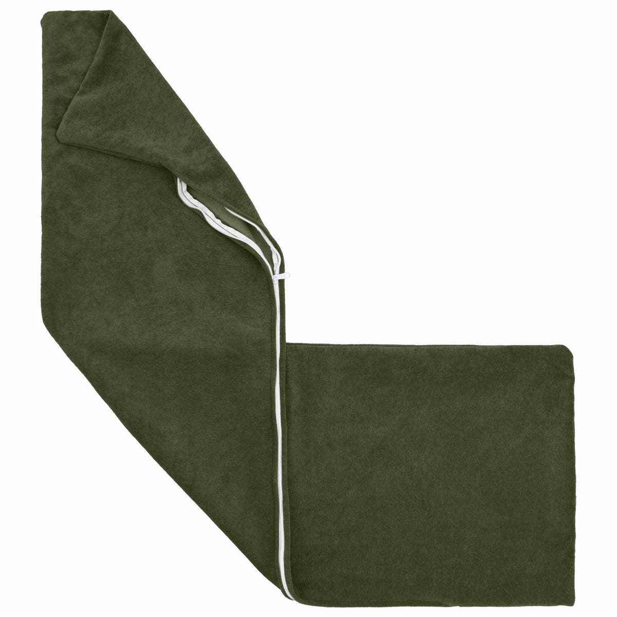 vidaXL Cushion with Pillow HEERLEN 2 pcs Green Microfiber Fleece 3