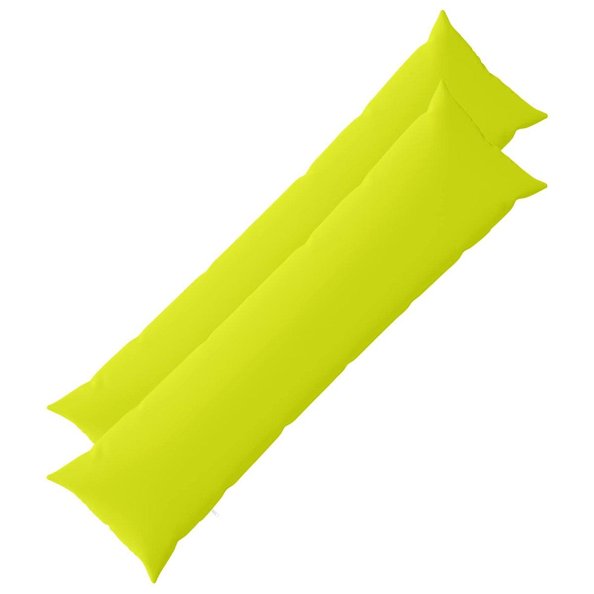 Throw Pillow HEERLEN Polyester 2 Bright green 30 x 30–Ø 50 cm 40 x 145 cm