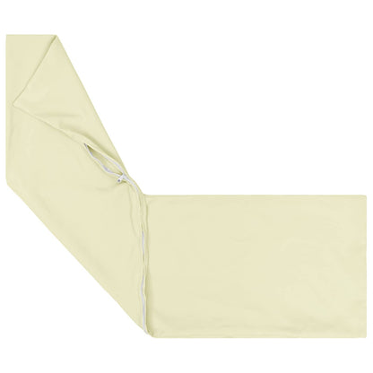 Cushion with Pillow HEERLEN 2 pcs Cream Polyester