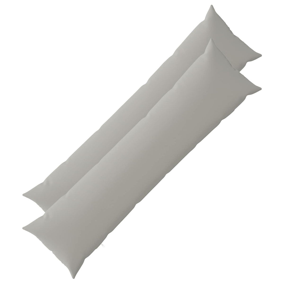 Throw Pillow HEERLEN Polyester 2 Grey 40 x 145 cm