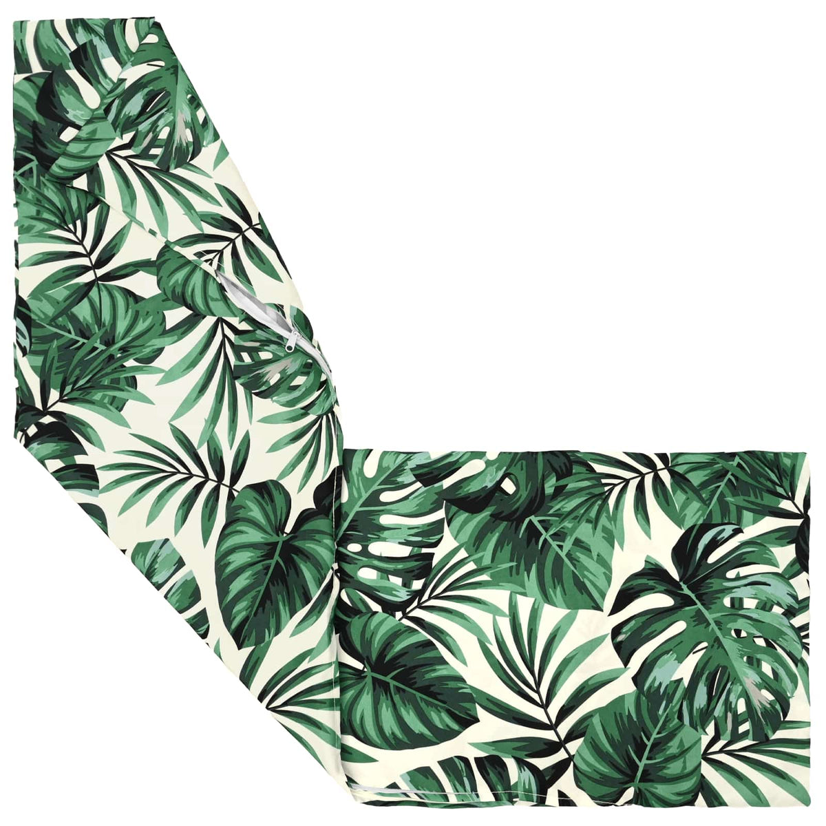 vidaXL Cushion with Pillow HEERLEN 2 pcs Leaf Pattern Polyester 5
