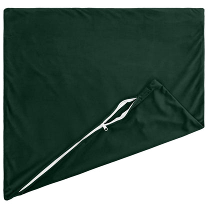 vidaXL Cushion with Pillow HEERLEN 6 pcs Dark Green Velvet 4