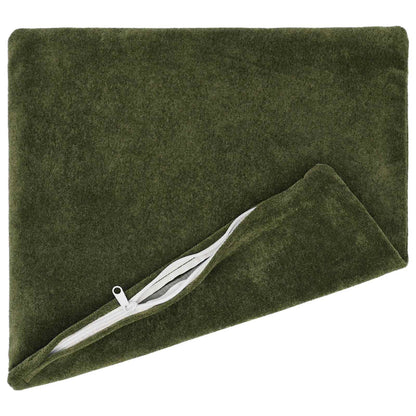 Cushion HEERLEN Green Microfiber Fleece