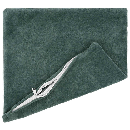 vidaXL Cushion with Pillow HEERLEN 6 pcs Sea Blue Microfiber Fleece 3