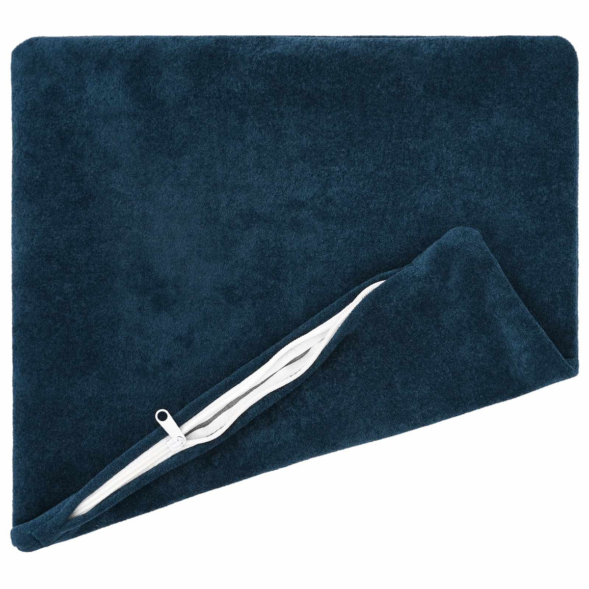 Cushion HEERLEN Blue Microfiber Fleece