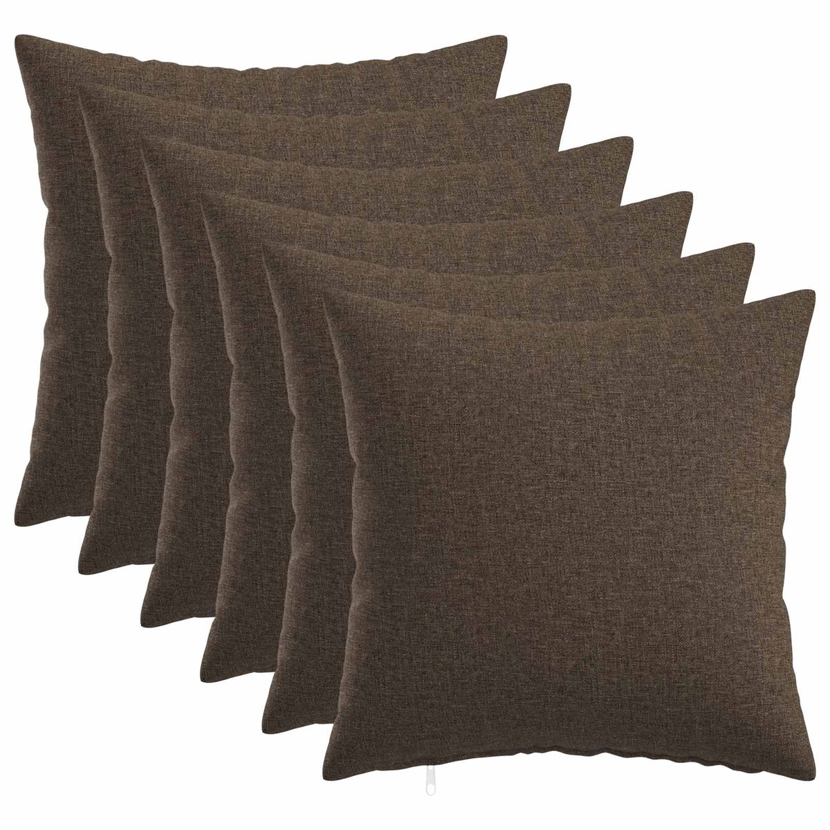 Throw Pillow HEERLEN Fabric 6 50 x 50 cm Taupe