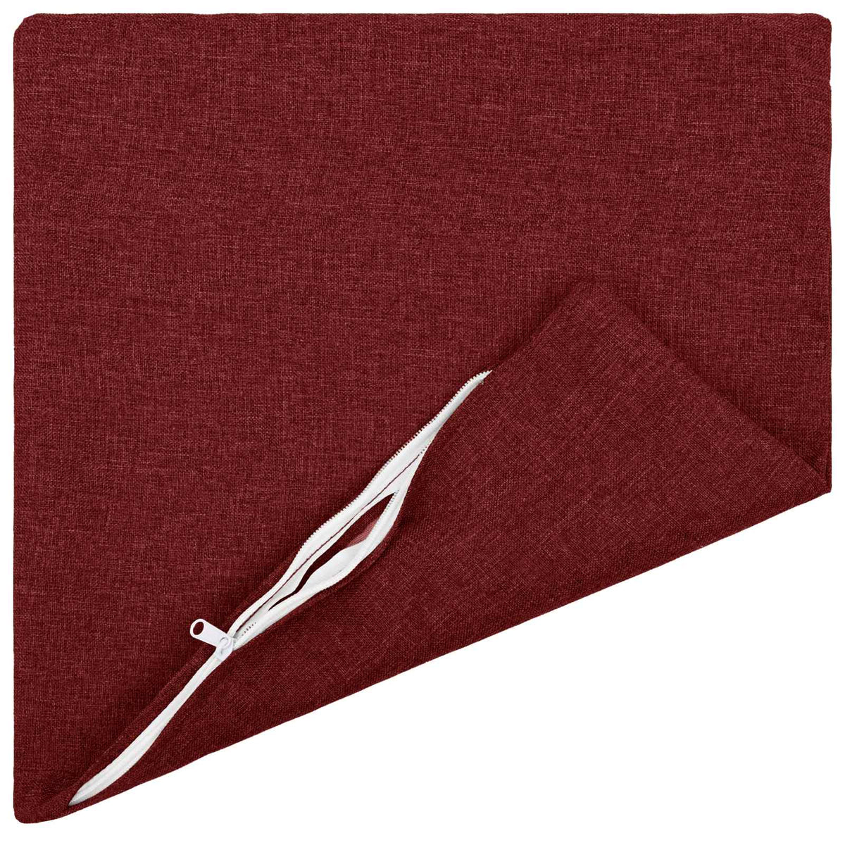 vidaXL Throw Pillow 6 pcs HEERLEN Wine Red 50 x 50 cm Fabric 4