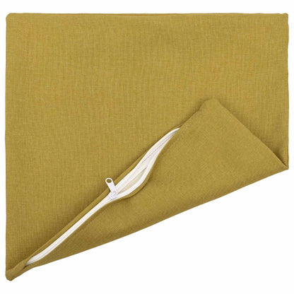 vidaXL Cushion with Pillow HEERLEN 6 pcs Light Green Fabric 3