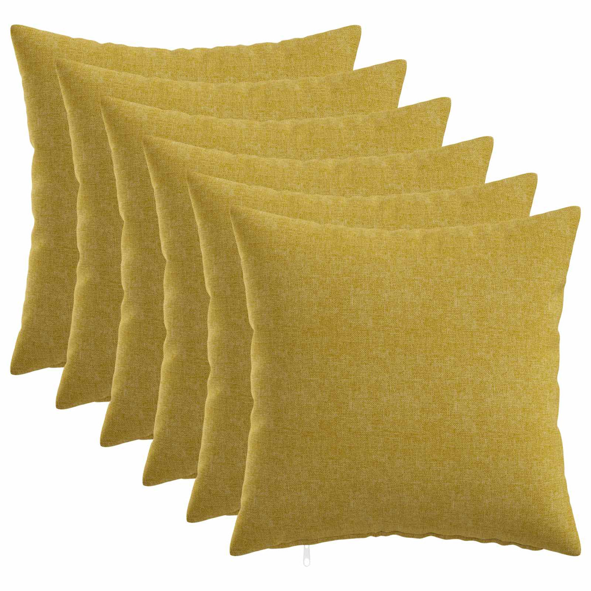 vidaXL Cushion with Pillow HEERLEN 6 pcs Light Green Fabric 1