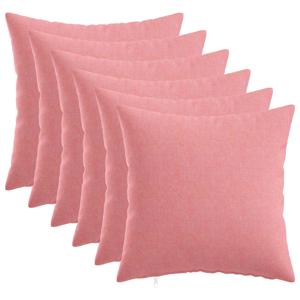 vidaXL Cushion with Pillow HEERLEN 6 pcs Pink Fabric 1