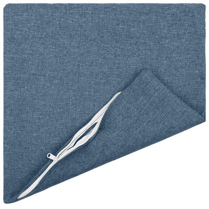 vidaXL Cushion with Pillow HEERLEN 6 pcs Jeans Blue Fabric 3