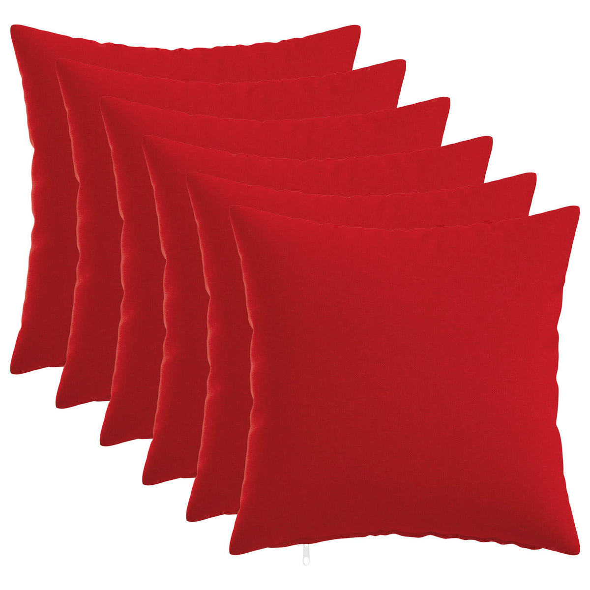 Throw Pillow HEERLEN Fabric 6 50 x 50 cm Red