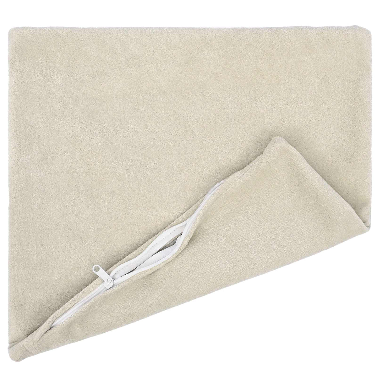 Throw Pillow HEERLEN Microfiber Fleece 6 Cream 50 x 50 cm
