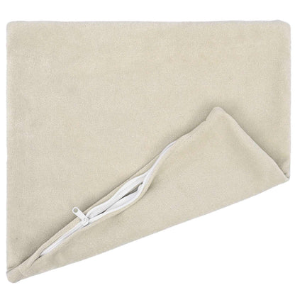 Throw Pillow HEERLEN Microfiber Fleece 6 Cream 50 x 50 cm
