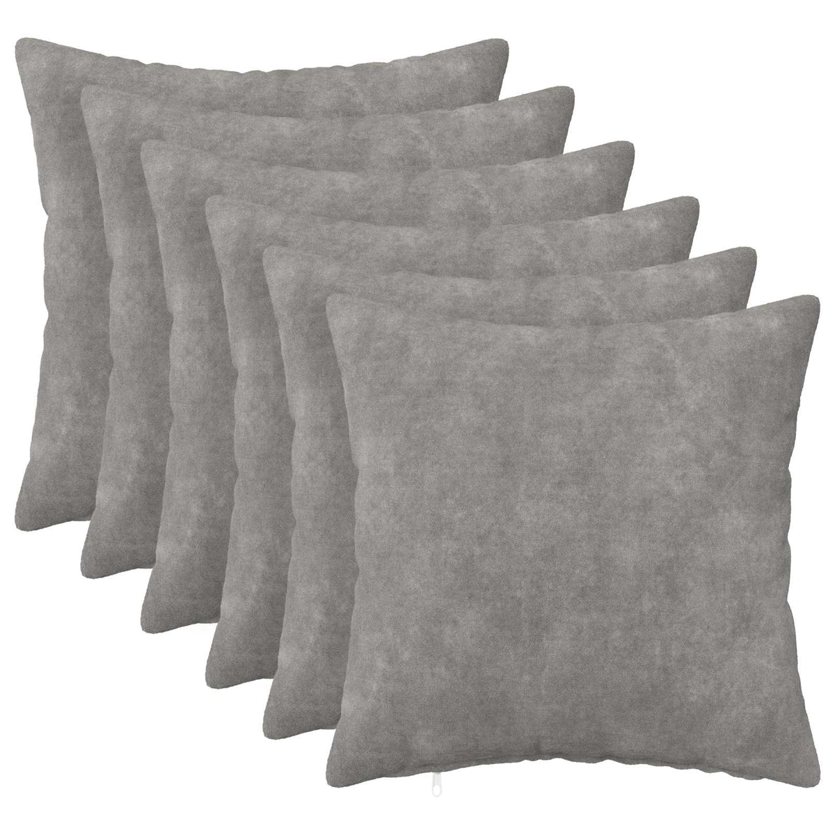 vidaXL Throw Pillow 6 pcs HEERLEN Light Grey 50 x 50 cm 1