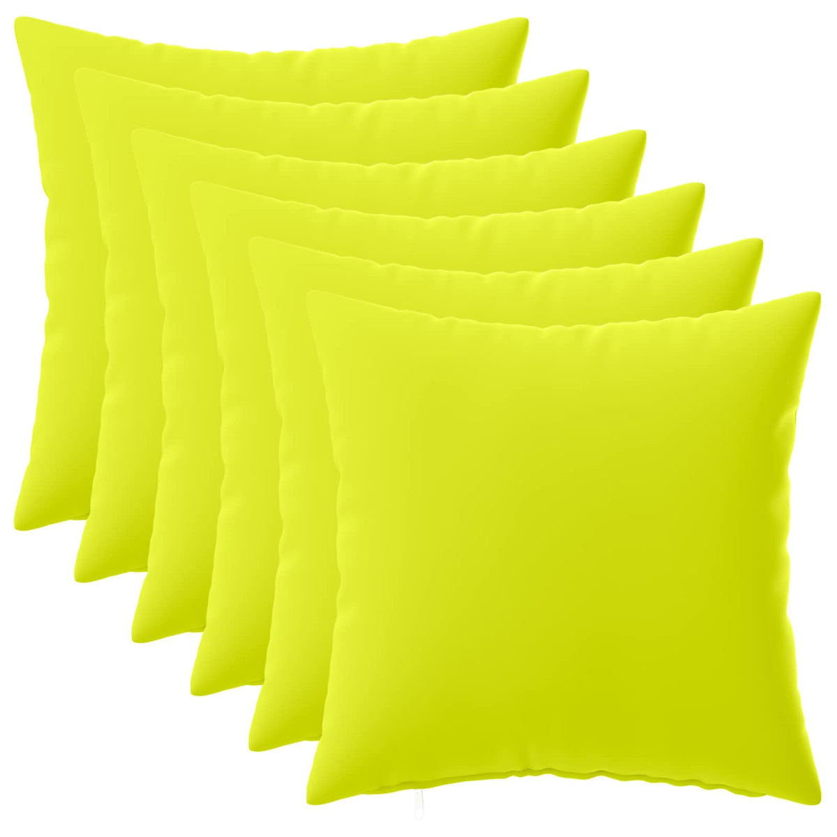 Throw Pillow HEERLEN Polyester 6 50 x 50 cm Bright green