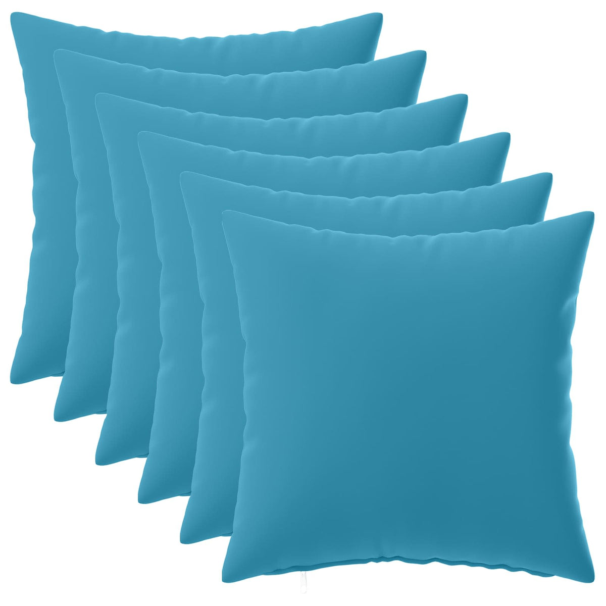 Throw Pillow HEERLEN Polyester 6 50 x 50 cm Light blue