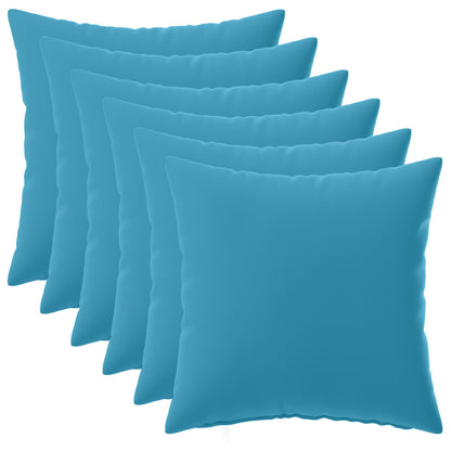 Throw Pillow HEERLEN Polyester 6 50 x 50 cm Light blue