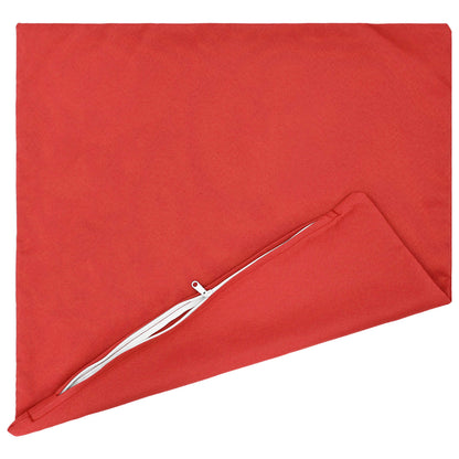 vidaXL Cushion with Pillow HEERLEN 6 pcs Red Polyester 4