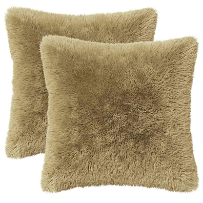 vidaXL Cushion with Pillow HEERLEN 6 pcs Light Grey PV Fleece 2
