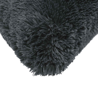 vidaXL Cushion with Pillow HEERLEN 6 pcs Anthracite PV Fleece 5