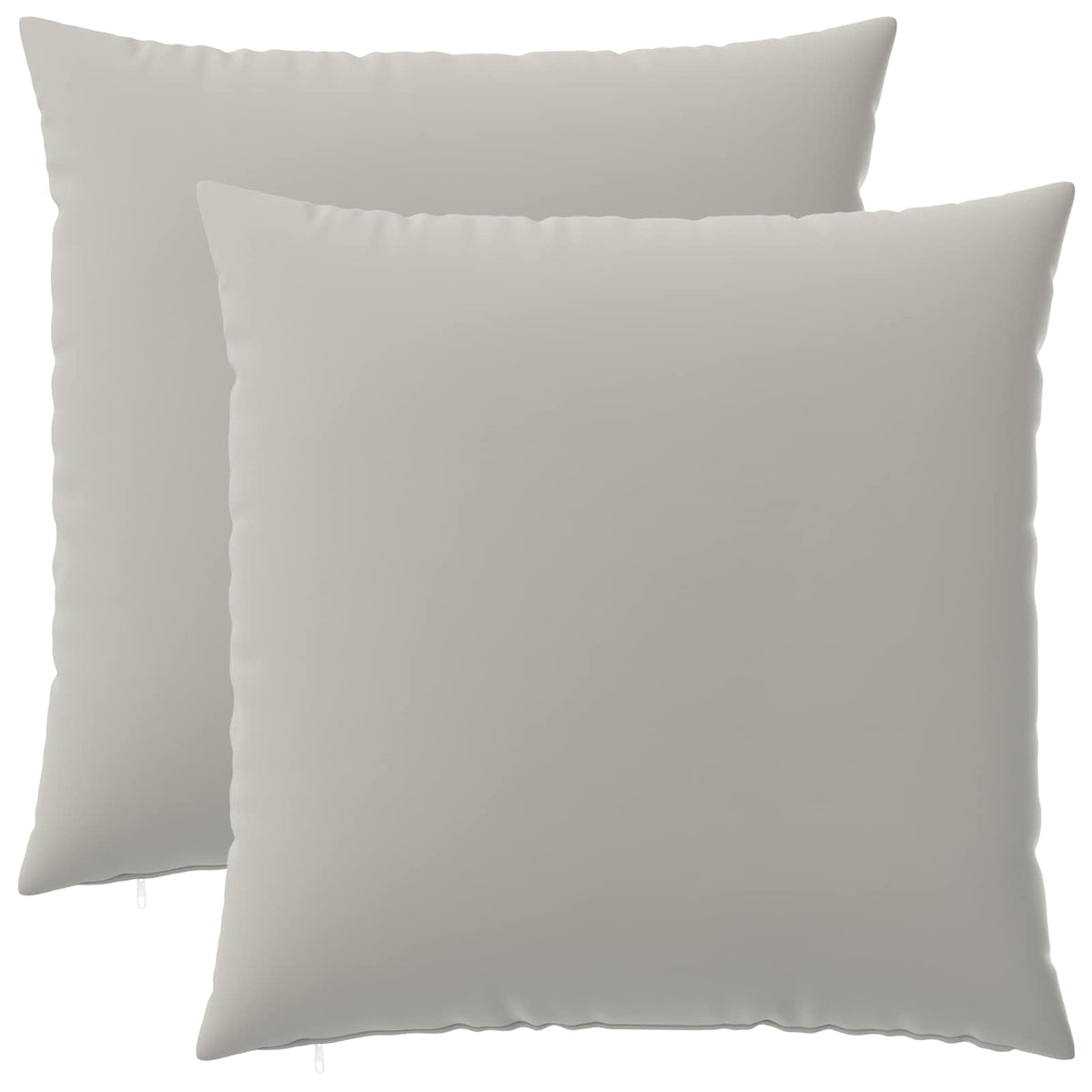 vidaXL Throw Pillow 2 pcs HEERLEN Grey 70 x 70 cm Polyester 2