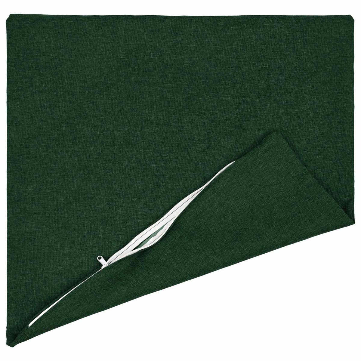 vidaXL Cushion with Pillow HEERLEN 2 pcs Dark Green Fabric 4