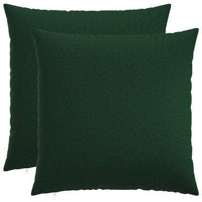 vidaXL Cushion with Pillow HEERLEN 2 pcs Dark Green Fabric 2