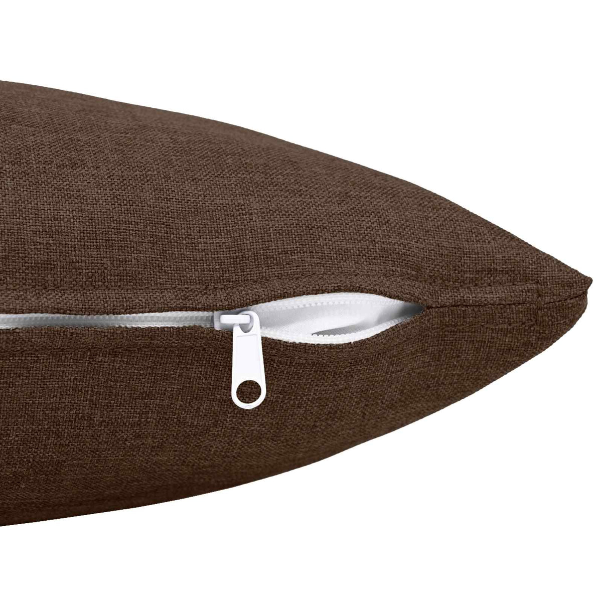 vidaXL Cushion with Pillow HEERLEN 2 pcs Brown Fabric 4
