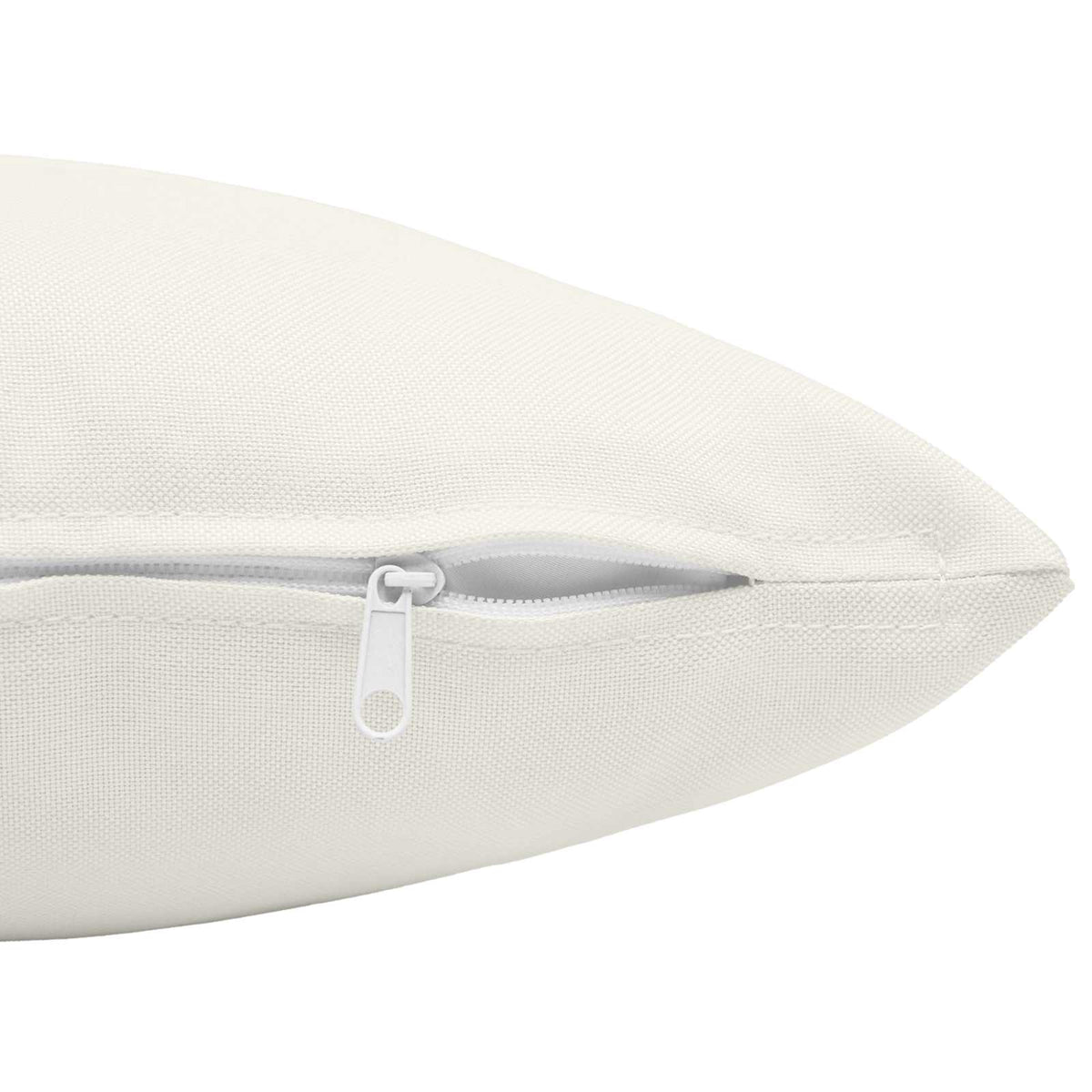 Cushion Pillow HEERLEN White Fabric