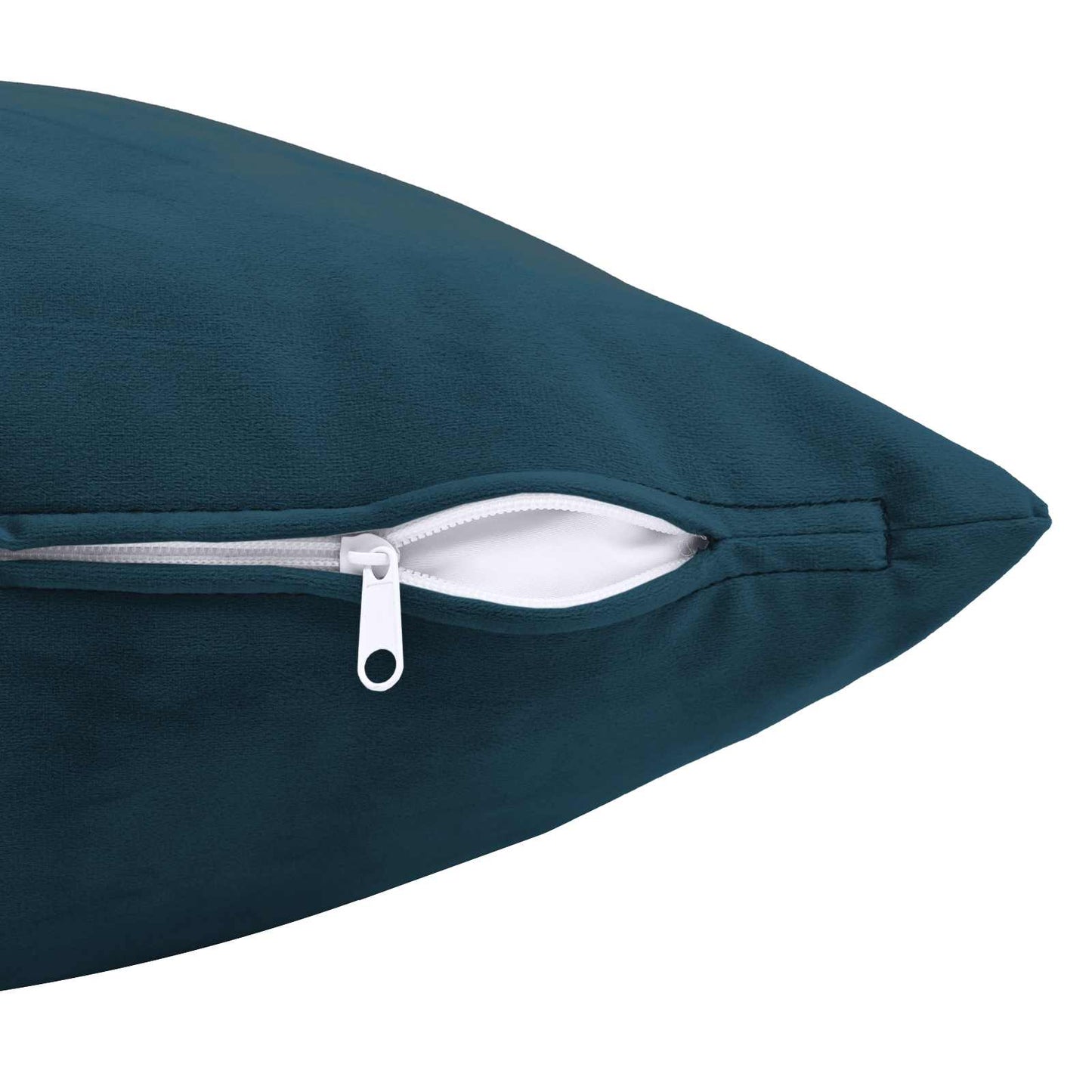 vidaXL Cushion with Pillow HEERLEN 2 pcs Blue Velvet 6