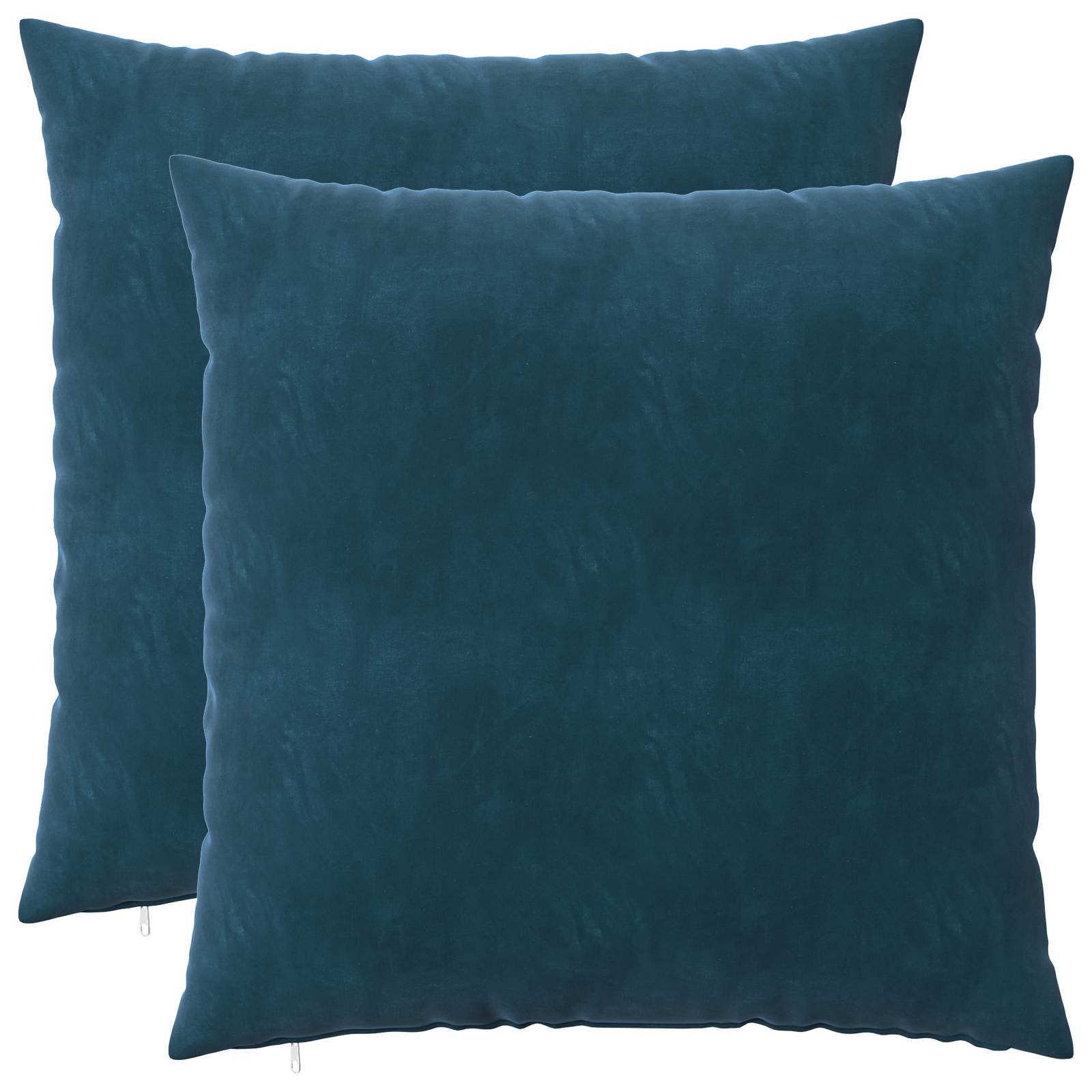 vidaXL Cushion with Pillow HEERLEN 2 pcs Blue Velvet 2