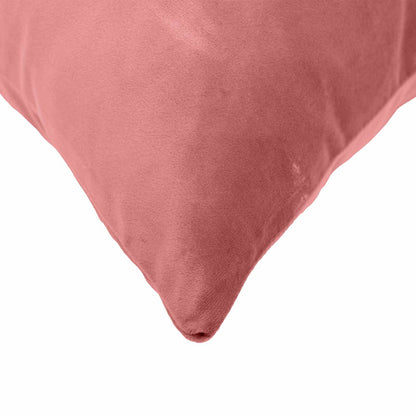 vidaXL Cushion with Pillow HEERLEN 2 pcs Pink Velvet 5