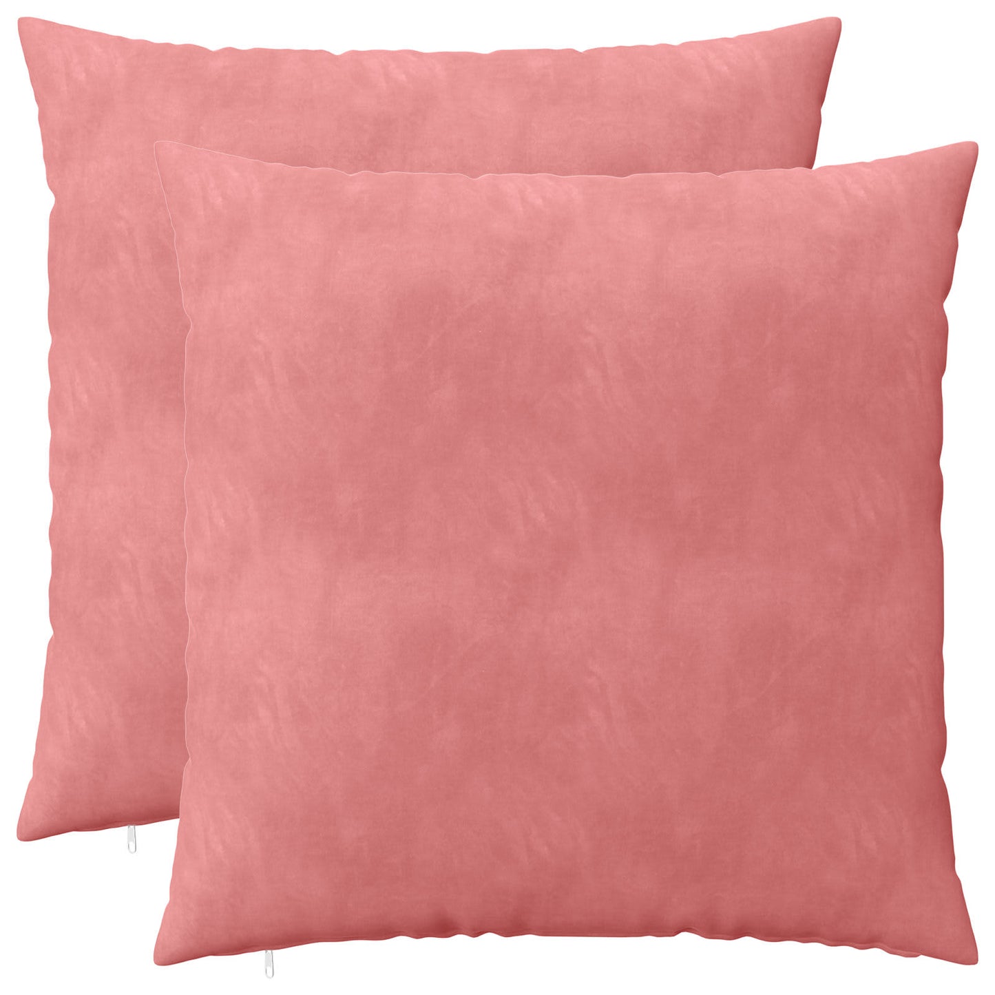 vidaXL Cushion with Pillow HEERLEN 2 pcs Pink Velvet 2