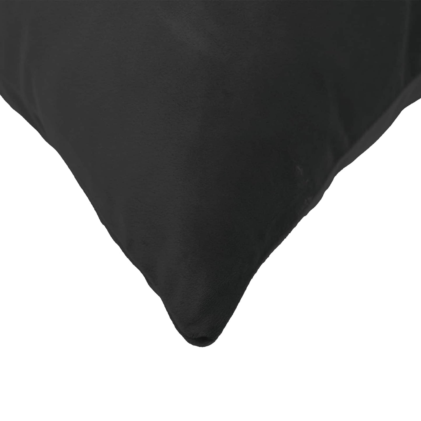 vidaXL Cushion with Pillow HEERLEN 2 pcs Black Velvet 5